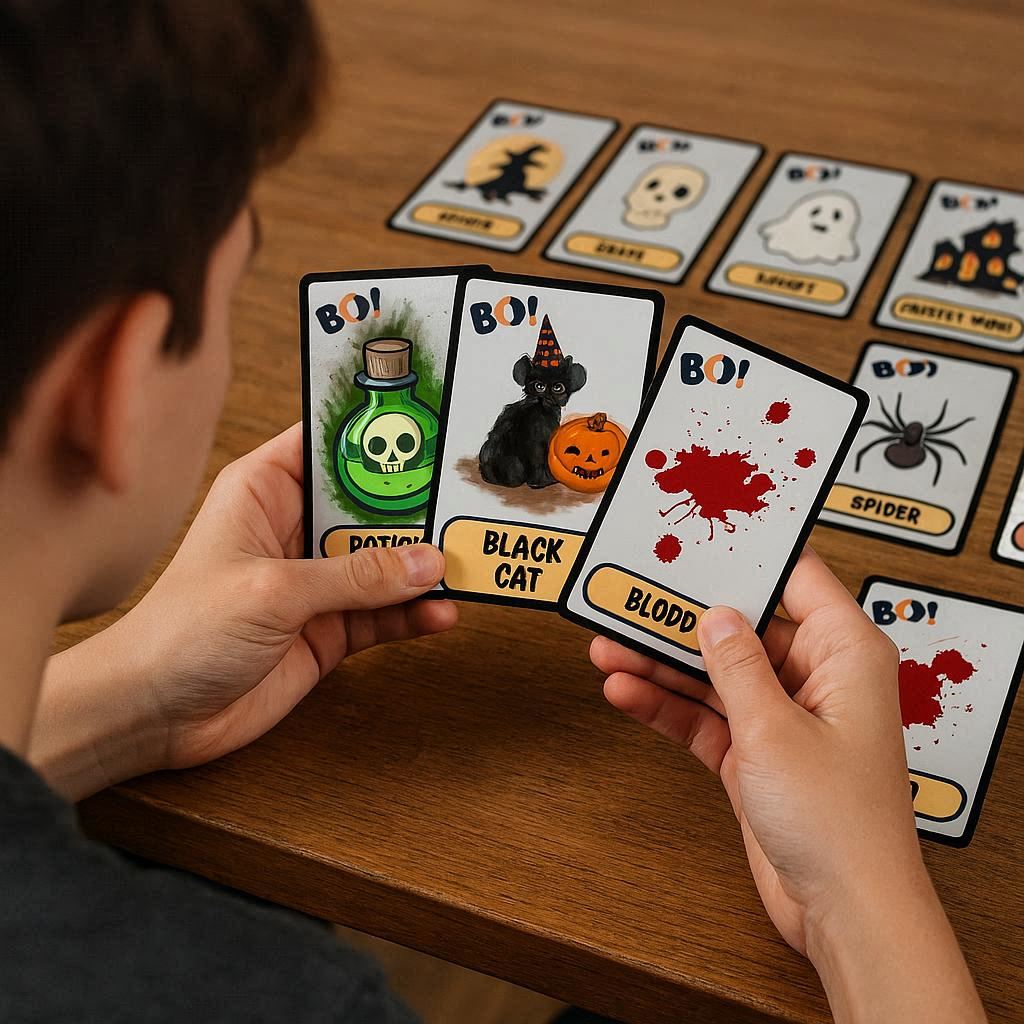 Jeu de carte "Boo" - Halloween