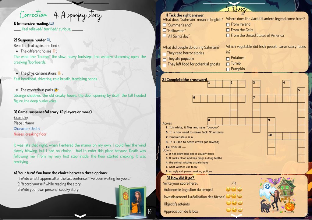 Livret d'activités - Halloween
